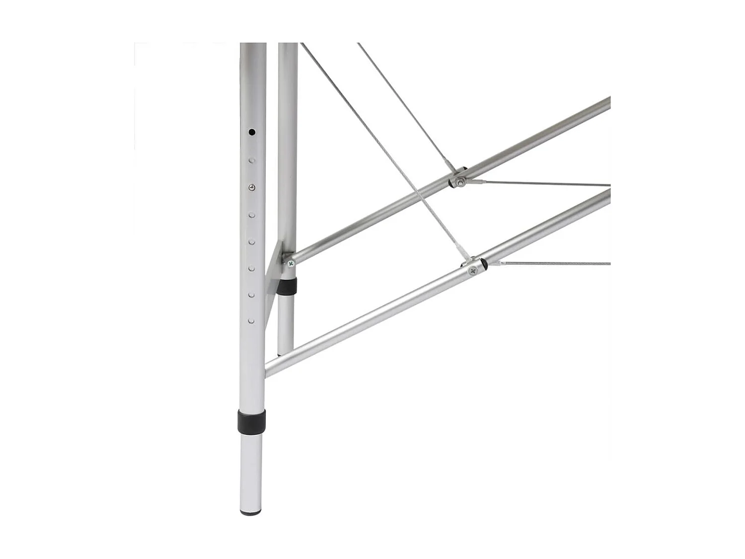 Table pliable de massage blanche 186 x 68 x 59 cm 02_0001877