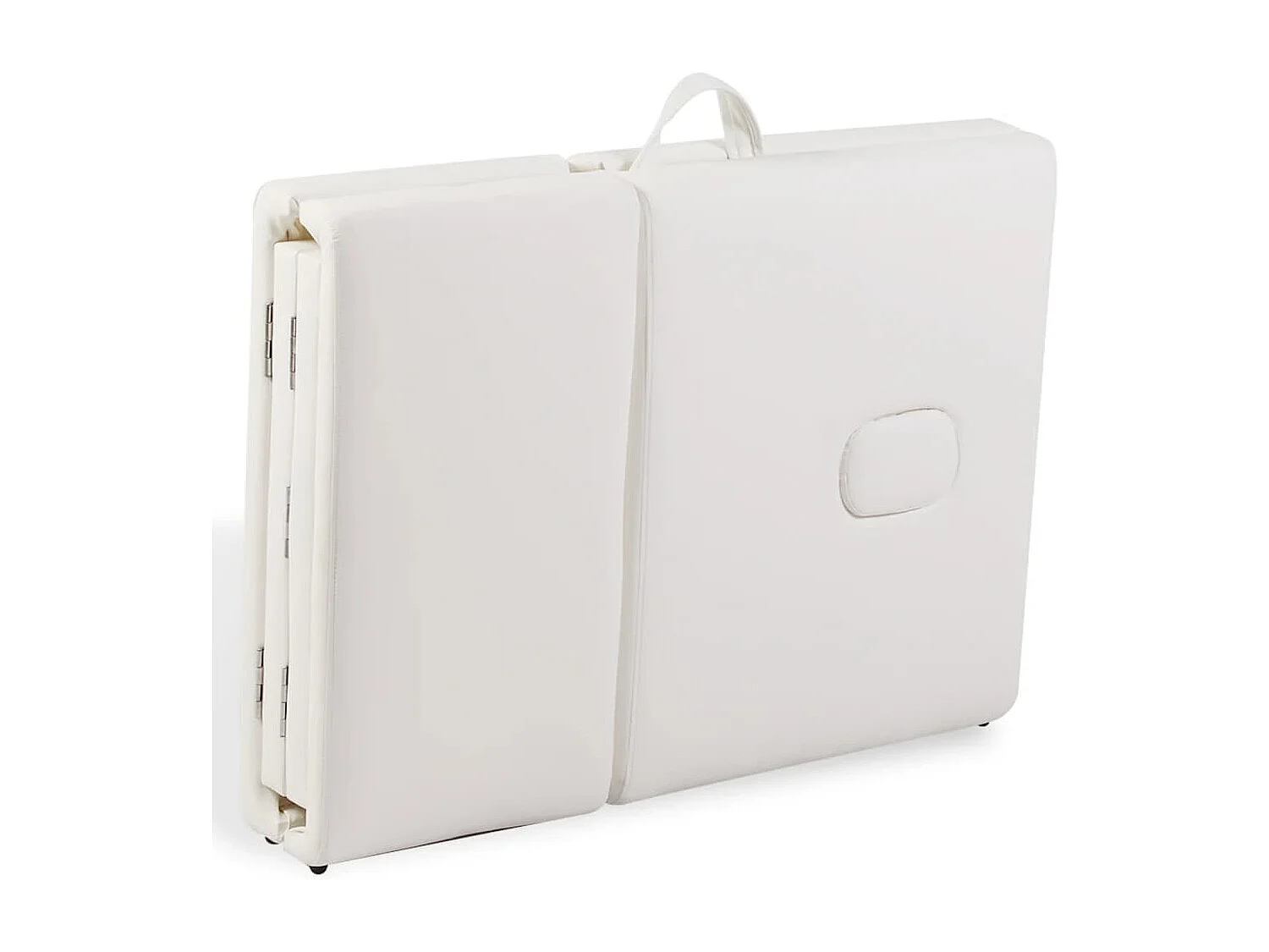 Table pliable de massage blanche 186 x 68 x 59 cm 02_0001877