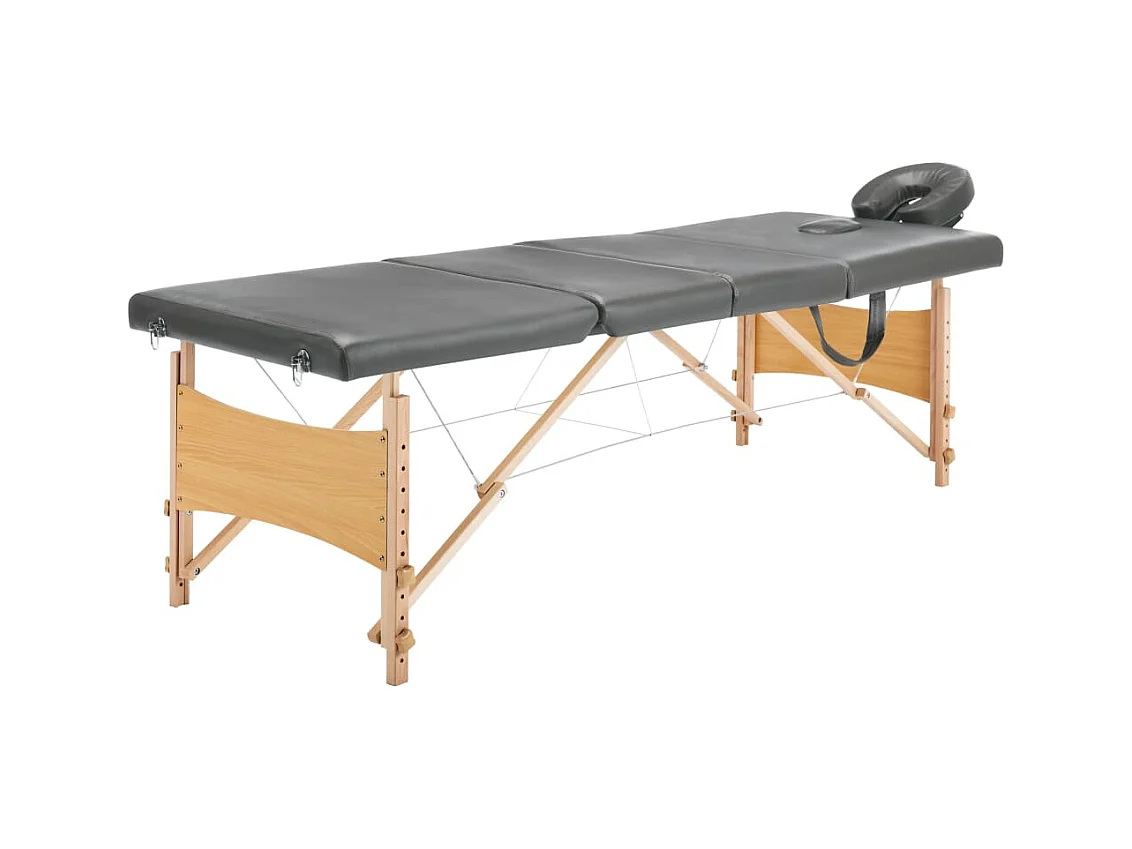 Table de massage avec bois marron 186 x 68 x 59 cm 02_0001802