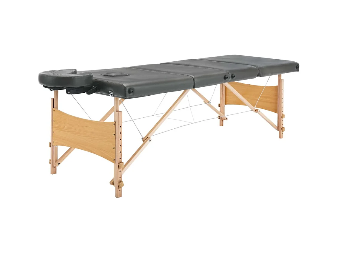 Table de massage avec bois marron 186 x 68 x 59 cm 02_0001802