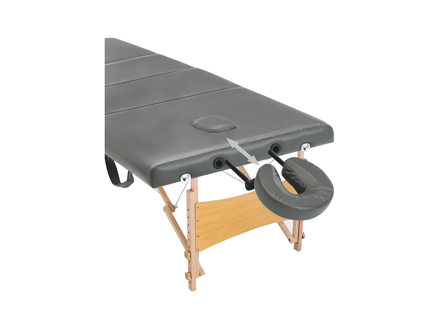 Table de massage avec bois marron 186 x 68 x 59 cm 02_0001802