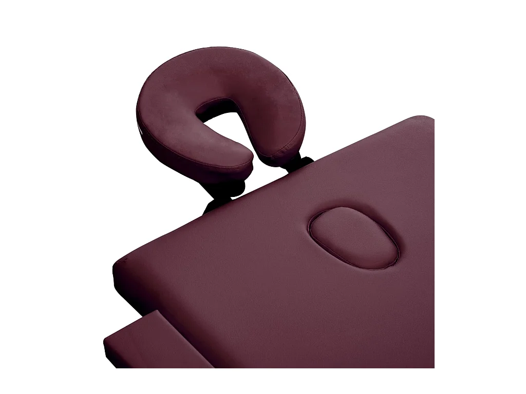 Table de massage pliable bois marron 191 x 70 x 59 cm 02_0001839