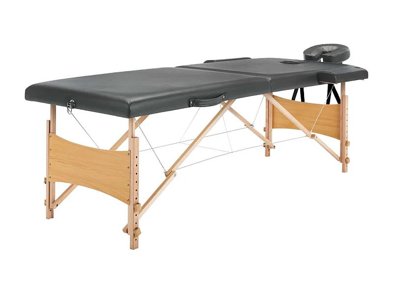 Table de massage avec bois marron 186 x 68 x 62 cm 02_0001800
