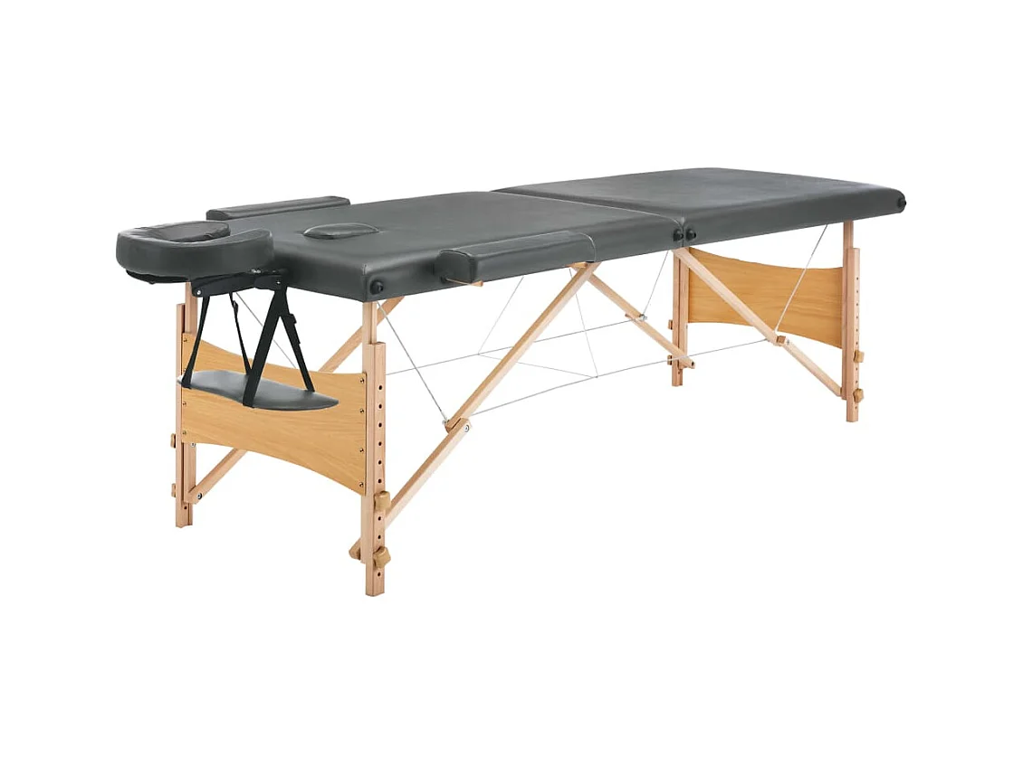 Table de massage avec bois marron 186 x 68 x 62 cm 02_0001800