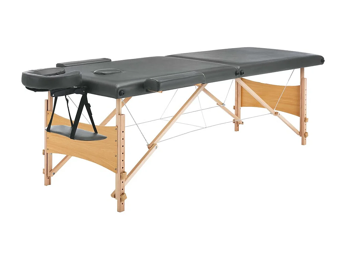 Table de massage avec bois marron 186 x 68 x 62 cm 02_0001800