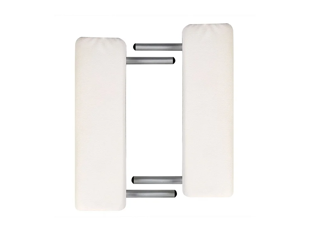 Table pliable de massage blanche 186 x 68 x 59 cm 02_0001875