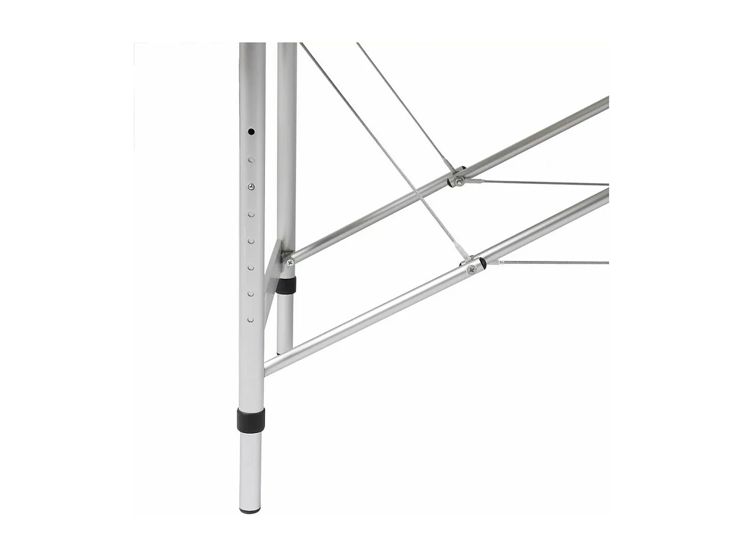 Table pliable de massage blanche 186 x 68 x 59 cm 02_0001875