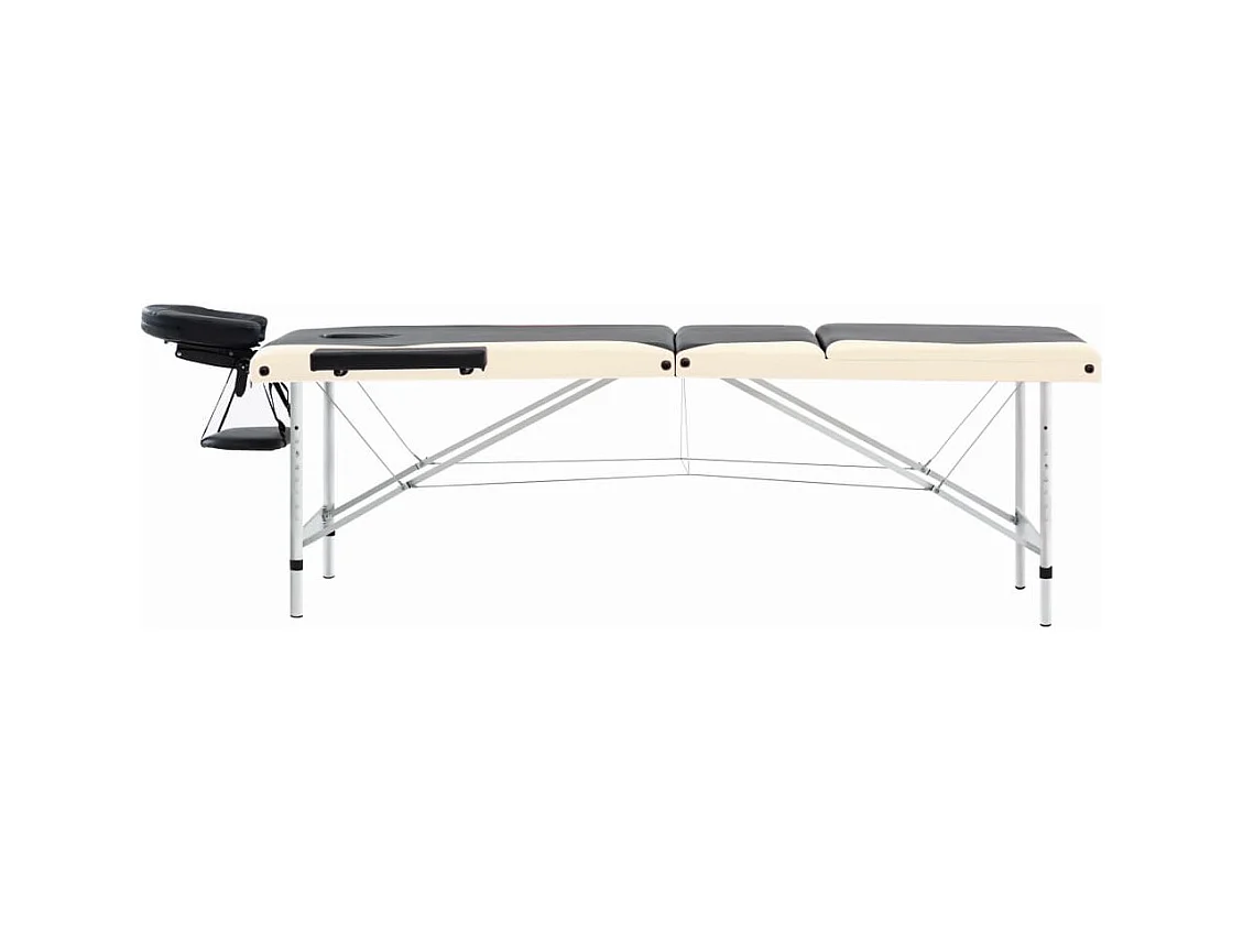 Table de massage pliable argenté 191 x 70 x 59 cm 02_0001821
