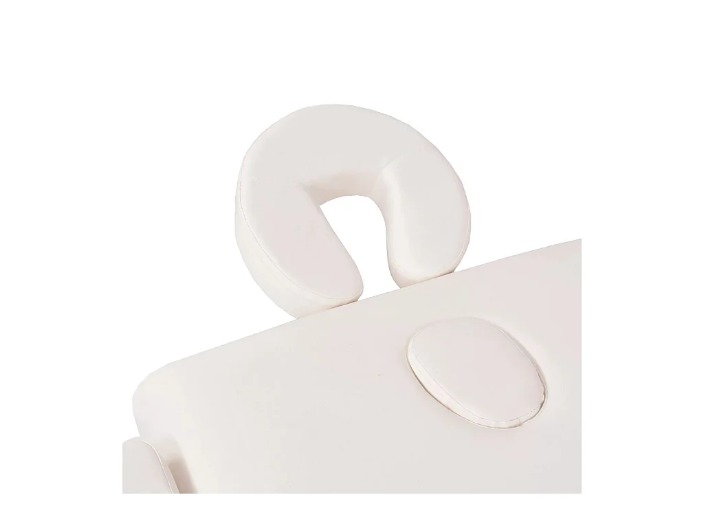 Table de massage pliable blanche 193 x 67 x 65 cm 02_0001868