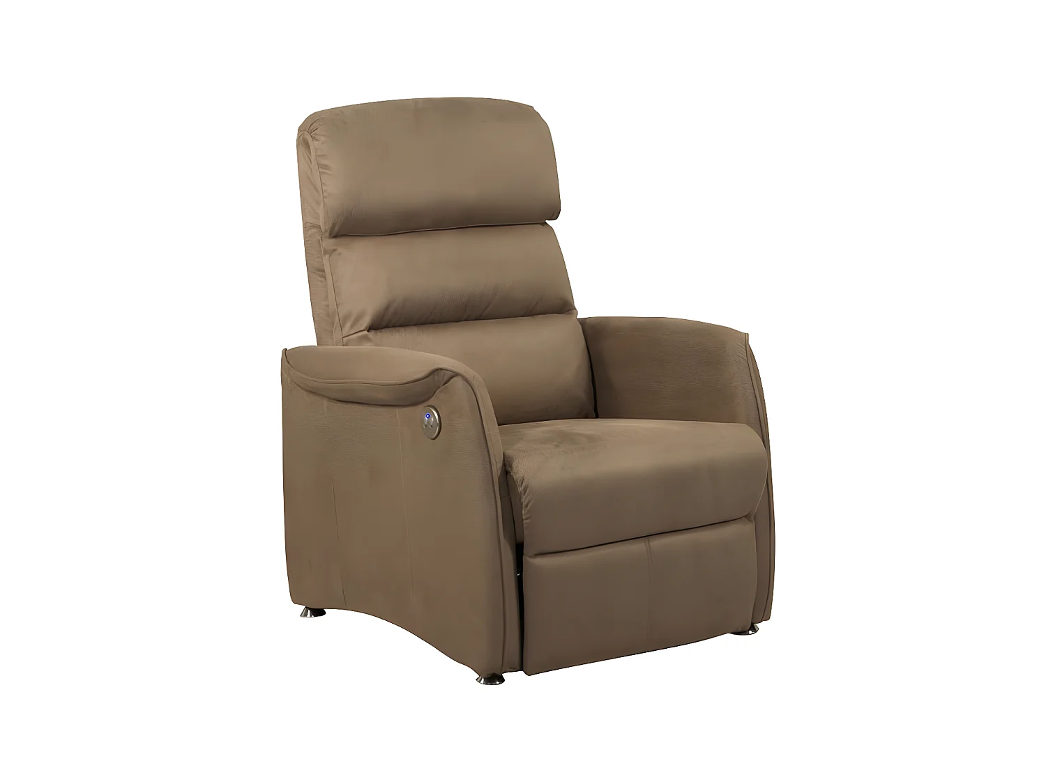 Fauteuil Relax électrique Marron cendré - SOFTY