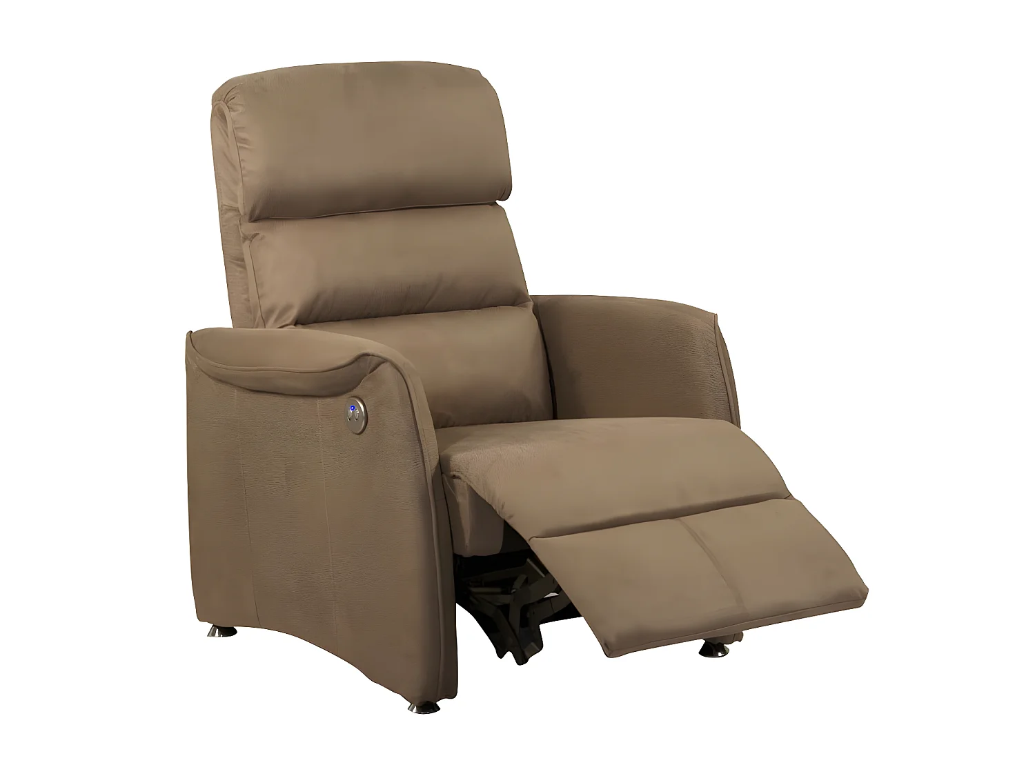 Fauteuil Relax électrique Marron cendré - SOFTY