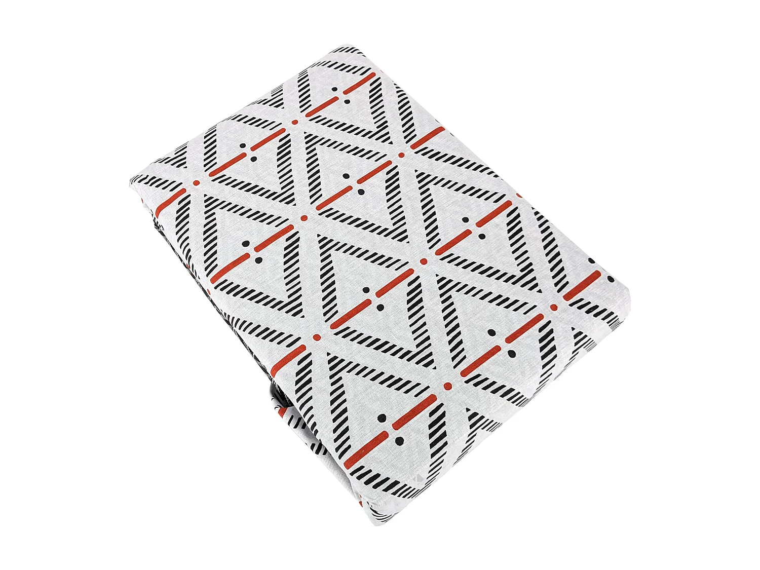 Parure de lit 260x240 cm coton BENGAL Rouge