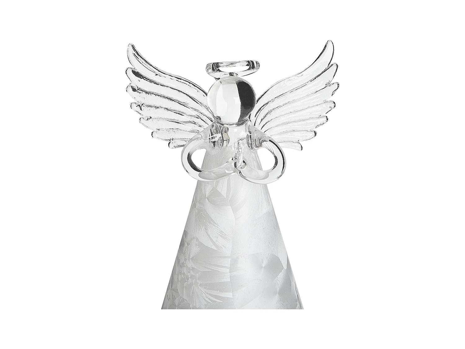 Lot de 3 figurines LED KITTILA Ange 14/17/22 cm Blanc