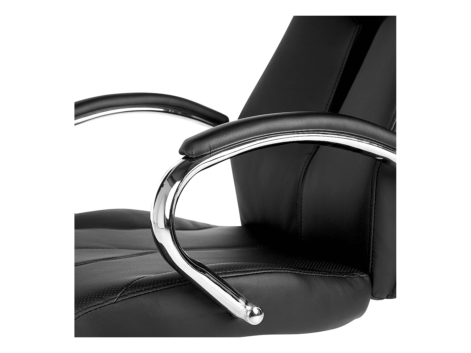 Fotel biurowy Obrotowy FORMULA Ekoskóra Czarny