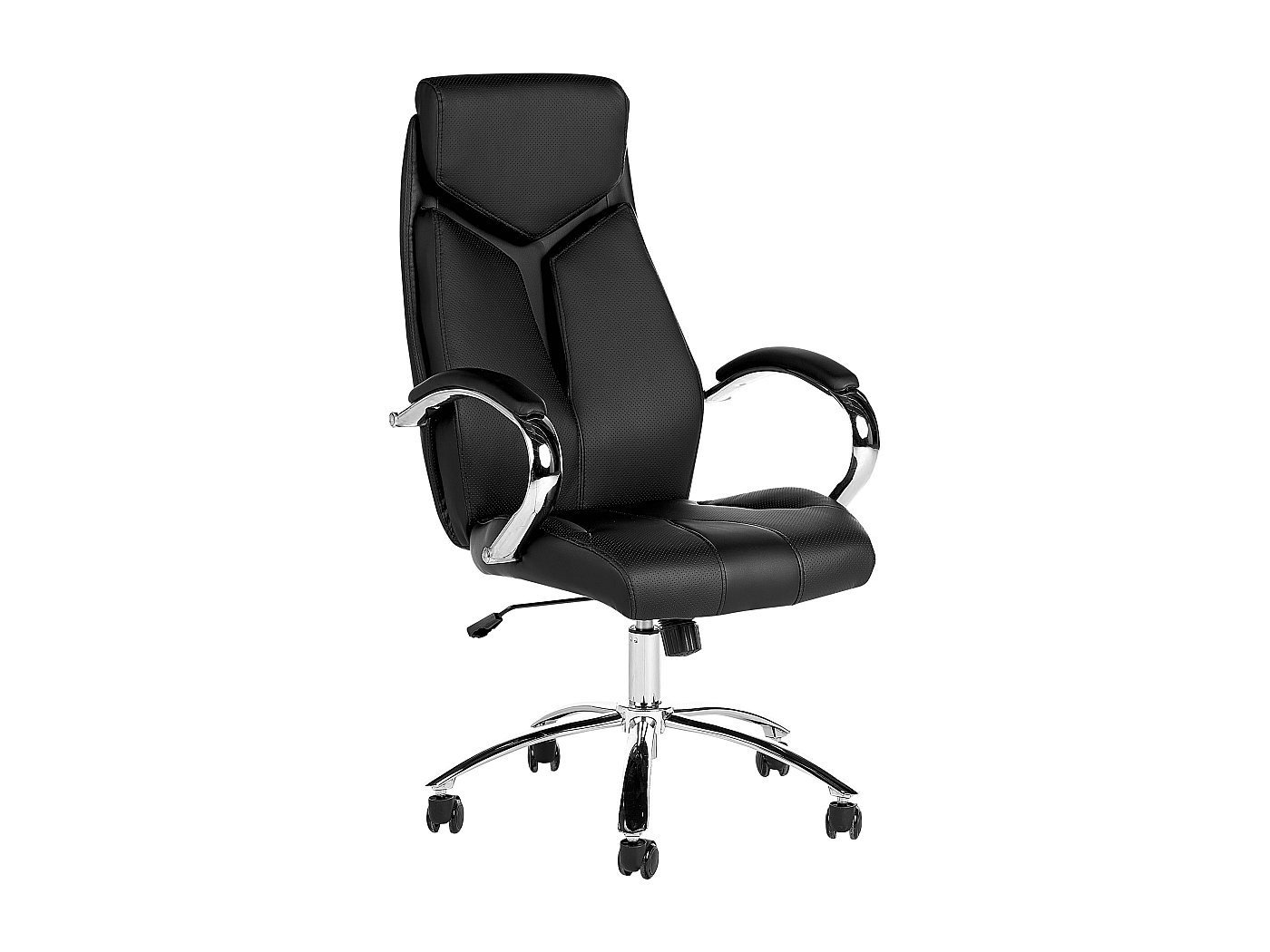 La Sedia Spagola Sanabria - Sedia Da Ufficio Moderna In Finta Pelle Con Cuscino Imbottito E 5 Ruote - Colori Bianco, Grigio E Rosa - Design Nordico - 2