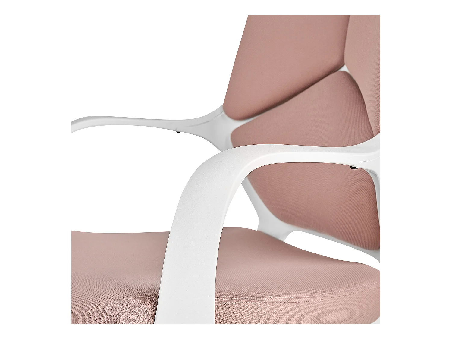 Bürostuhl rosa höhenverstellbar mit Armlehnen bremsbaren Rollen modern Delight