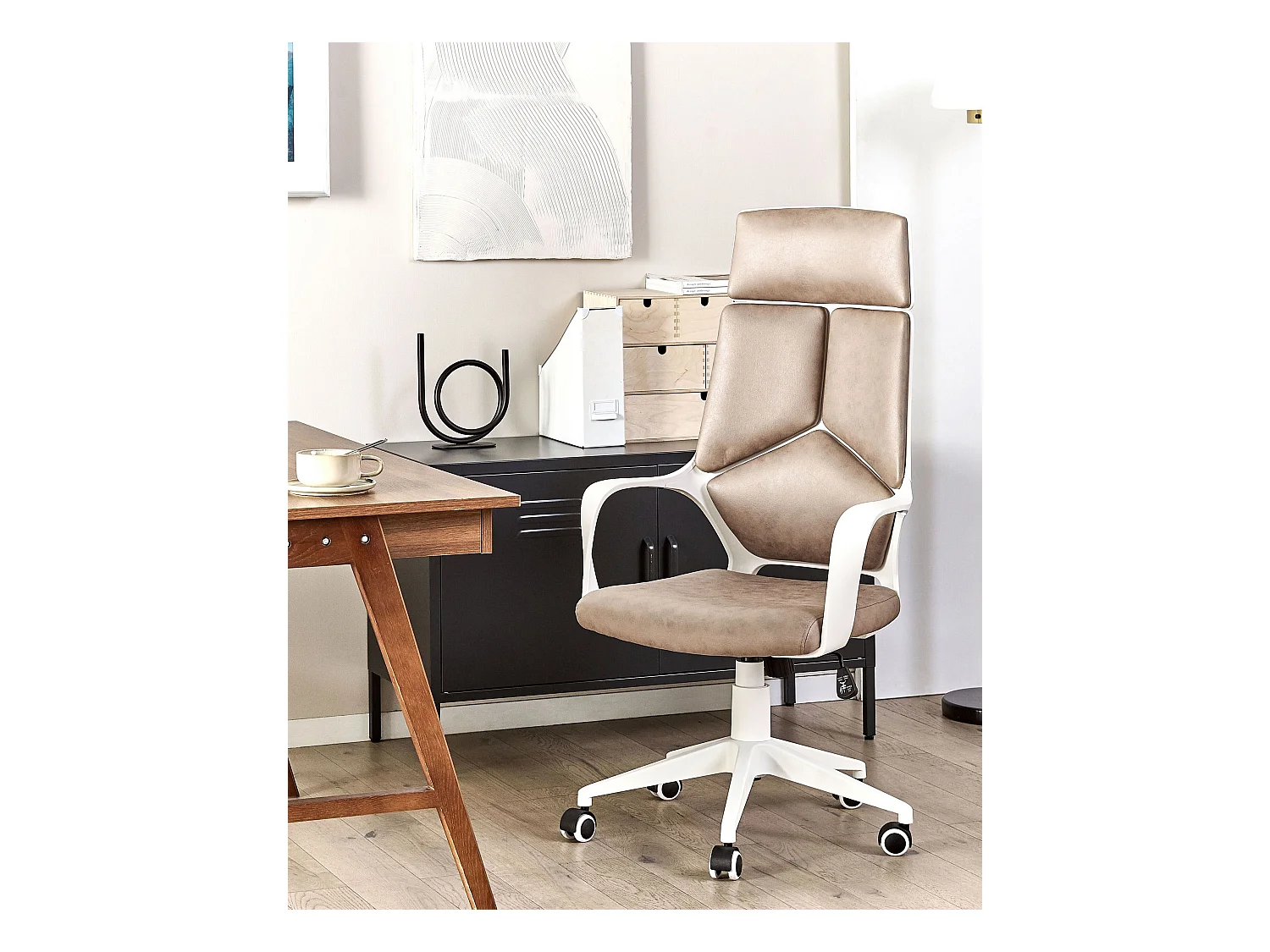 Bureaustoel Draaibaar DELIGHT Zandbeige