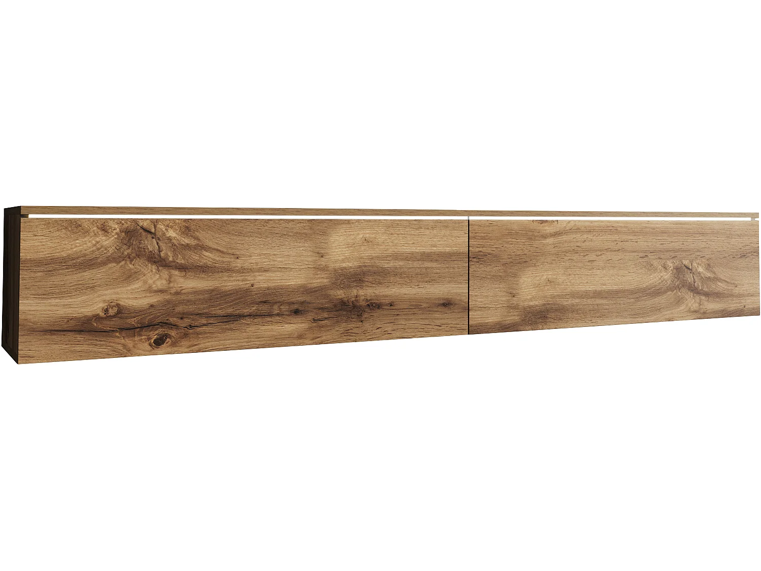 TV-Lowboard DONNA 180 Farbe Wotan Eiche mit LED-Beleuchtung