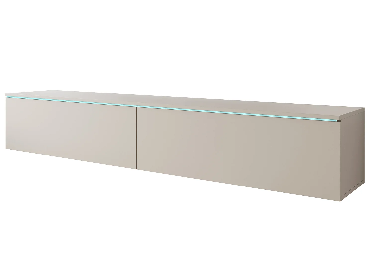 TV-Lowboard DONNA 180 Farbe Kaschmir-Beige mit LED