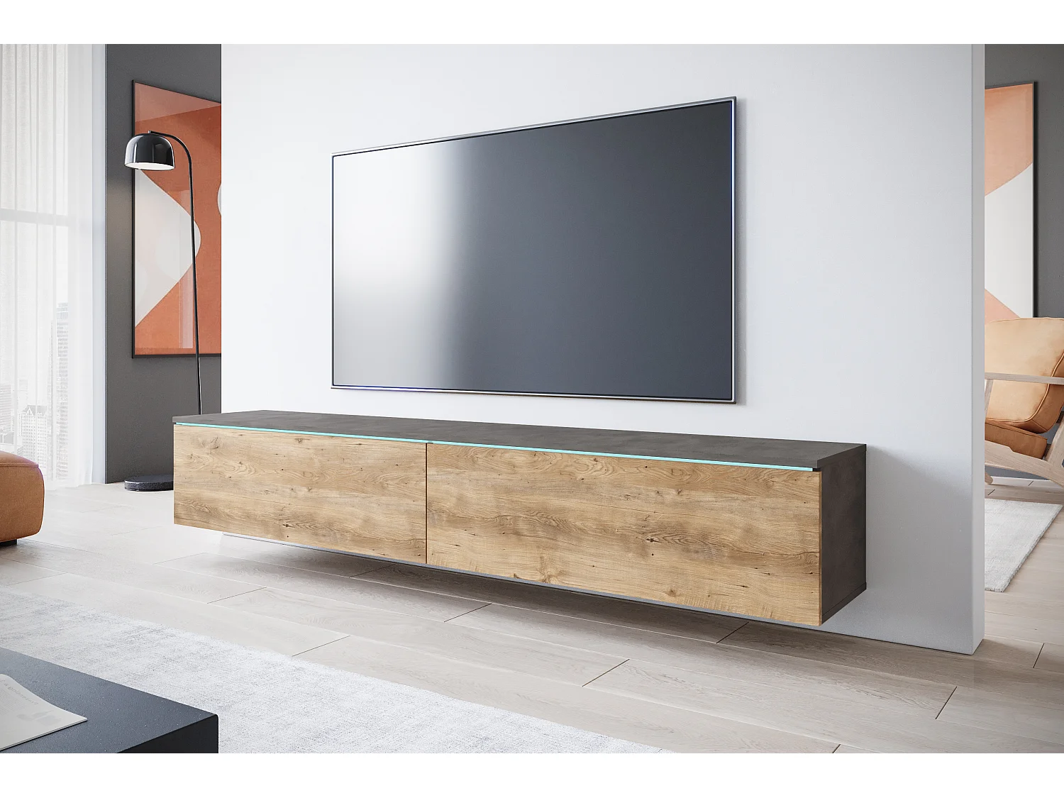 Mobile TV DONNA 180 color matera / marrone di Breslavia