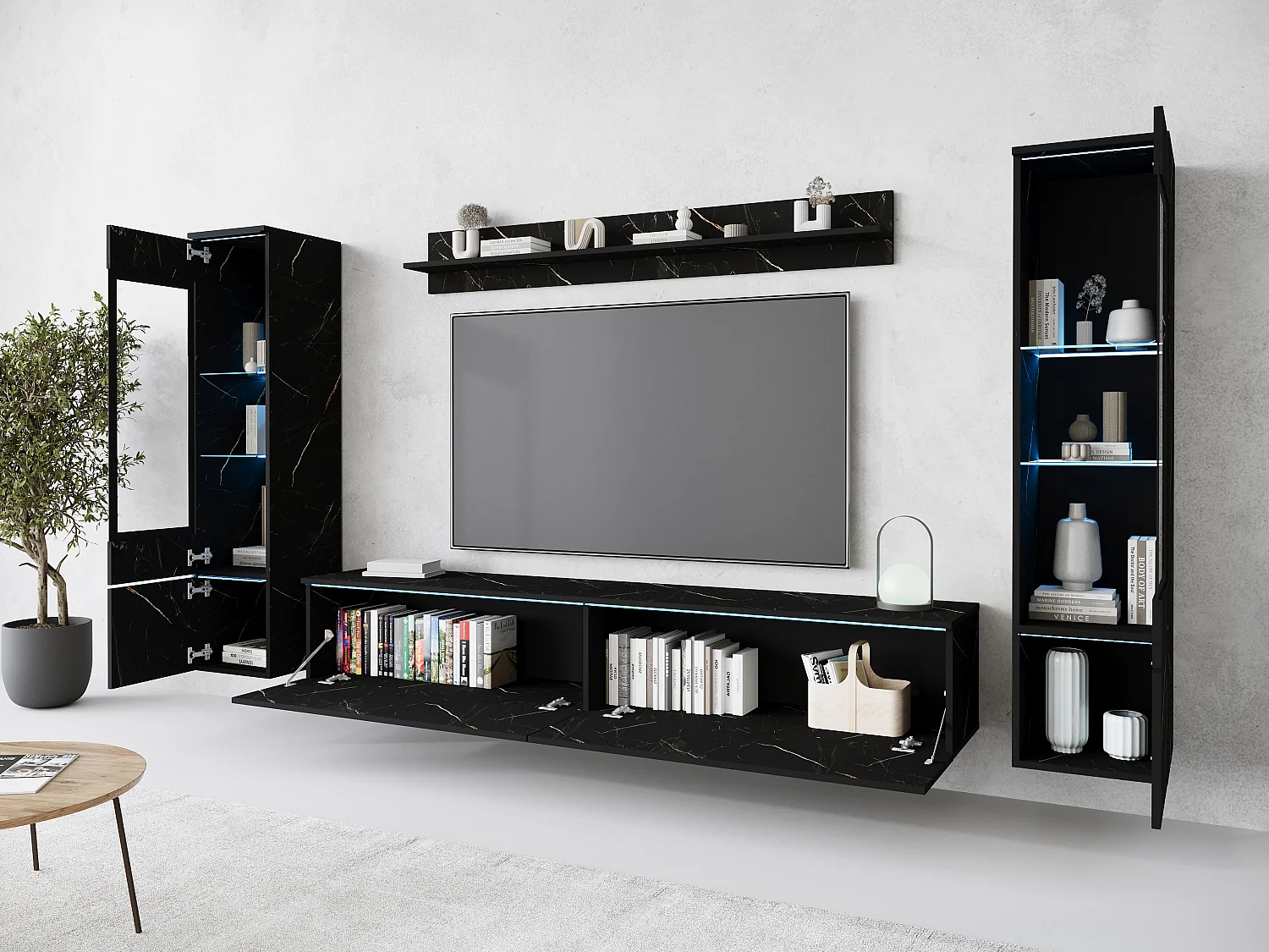 VEVE 2 Wandschrank, Farbe San Sebastian