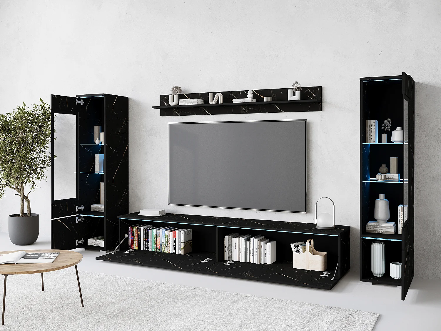 VEVE 2 Wandschrank, Farbe San Sebastian