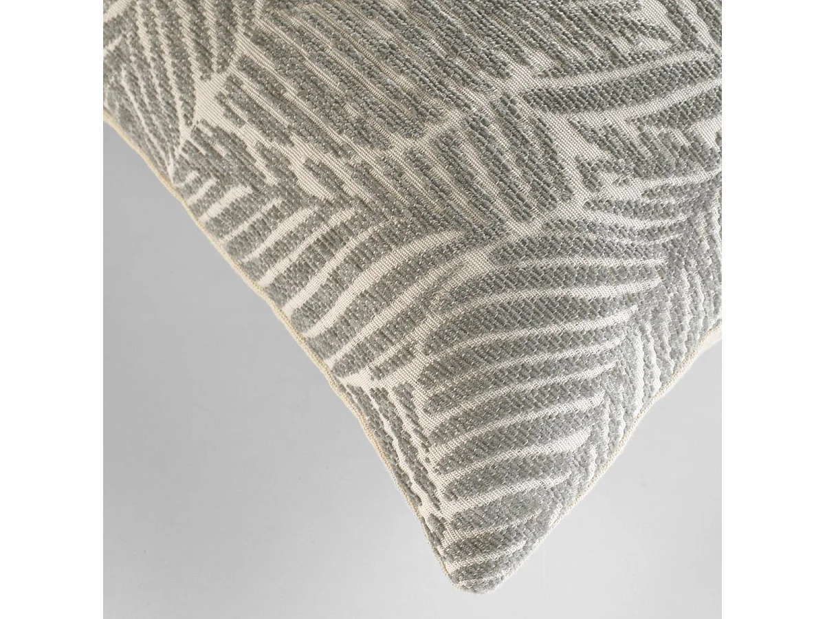 Housse de Coussin Jacquard "Vivo" 40x40cm Gris
