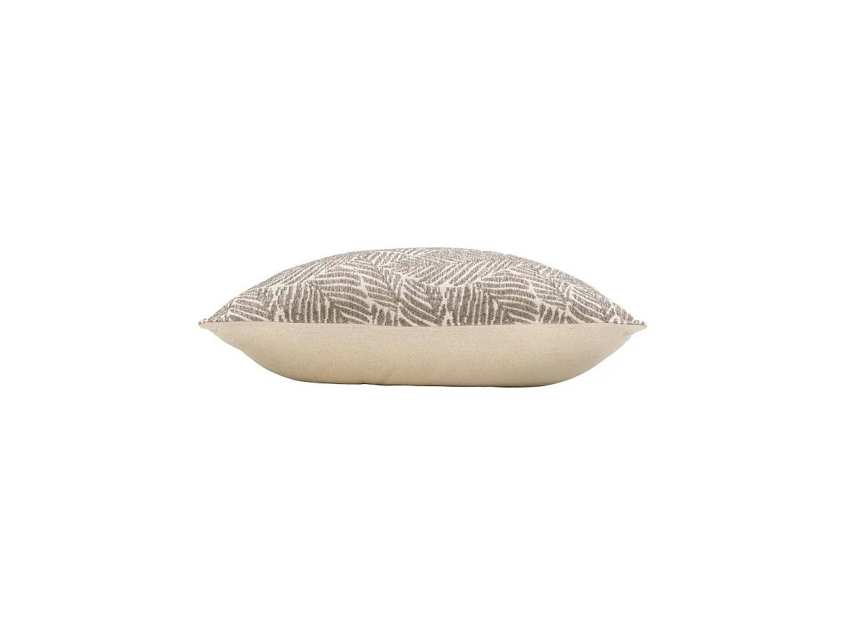 Housse de Coussin Jacquard "Vivo" 40x40cm Taupe