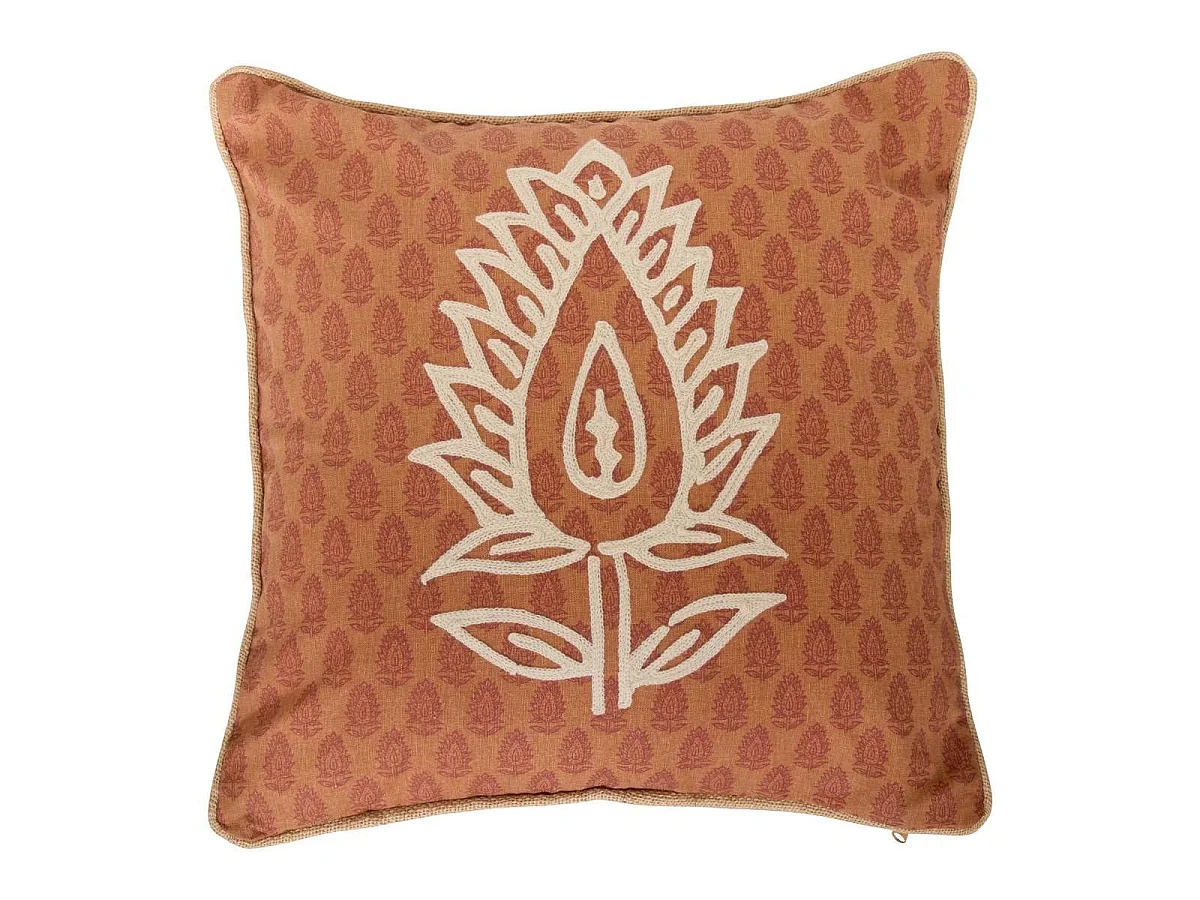 Housse de Coussin "Sienna" 40x40cm Rose Foncé