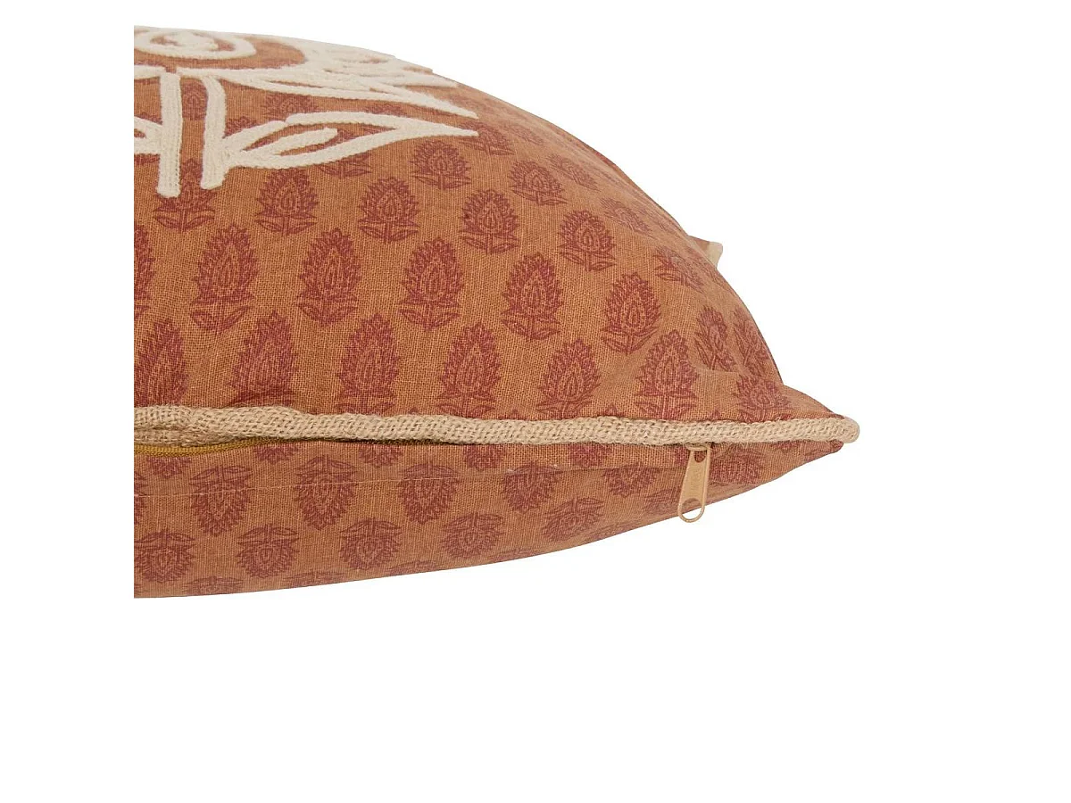 Housse de Coussin "Sienna" 40x40cm Rose Foncé