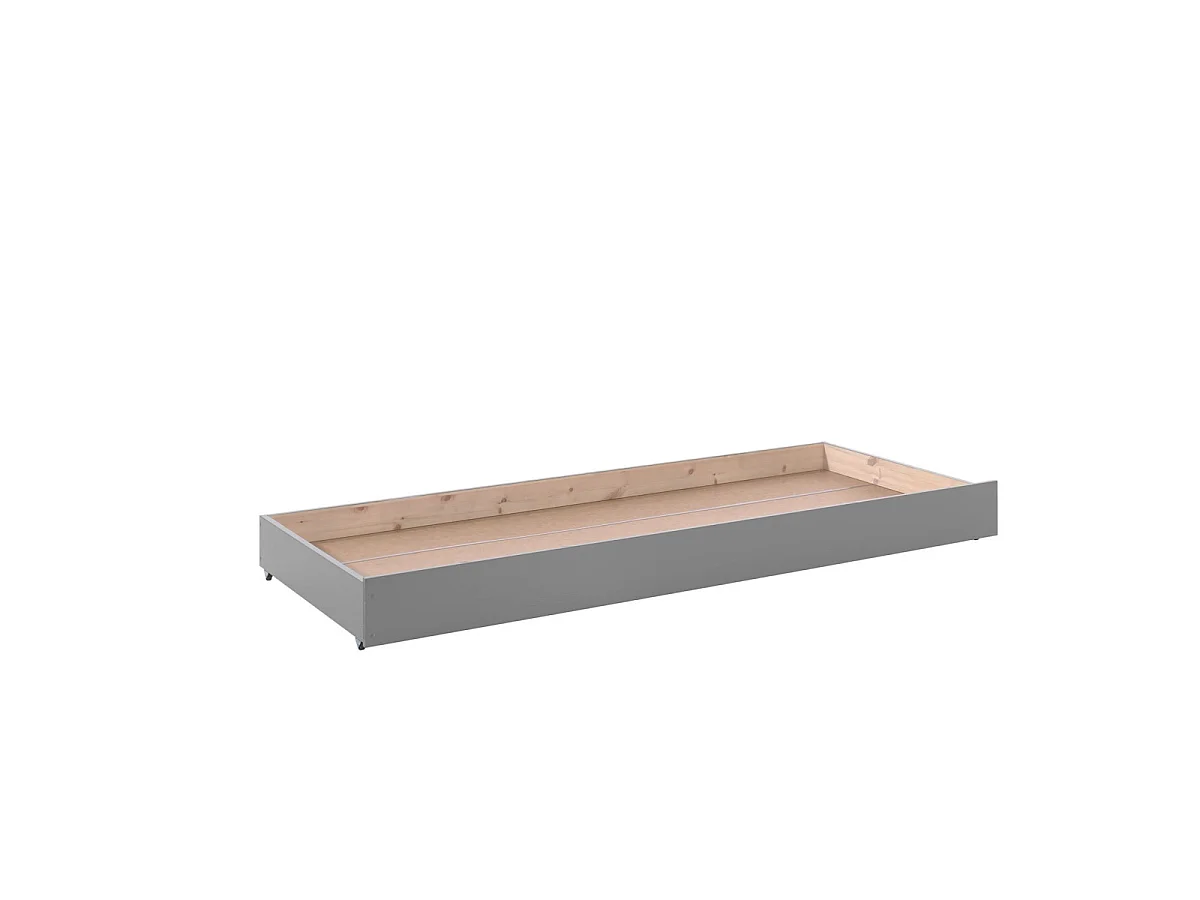 Pack - Lit Superposé Enfant & Tiroir "Pino III" Gris