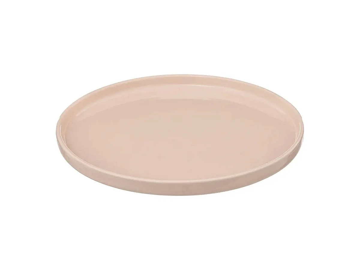 Lot de 6 Assiettes Plates "Marie" 26cm Nude