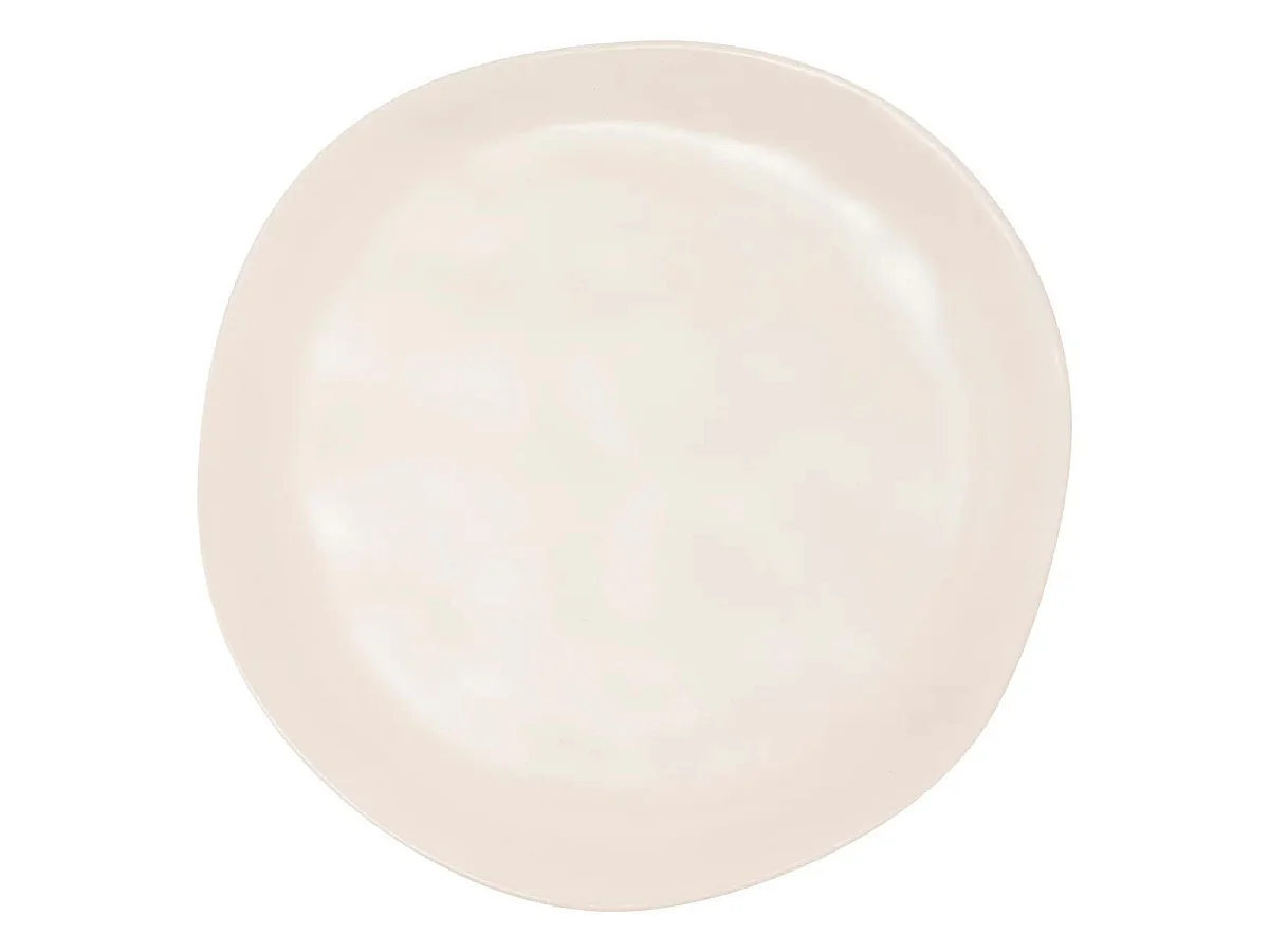 Lot de 6 Assiettes Plates "Noe" 26cm Beige