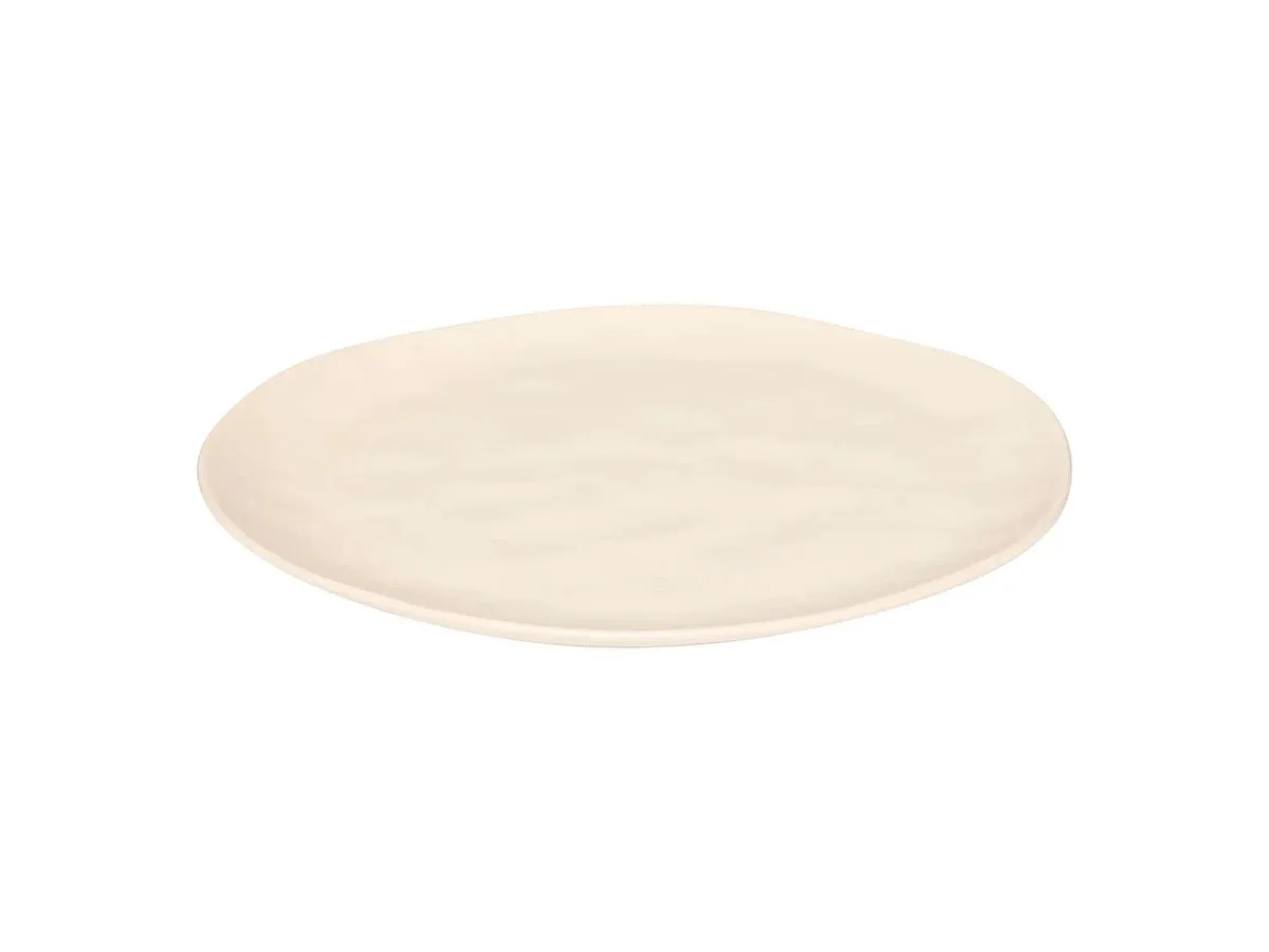 Lot de 6 Assiettes Plates "Noe" 26cm Beige