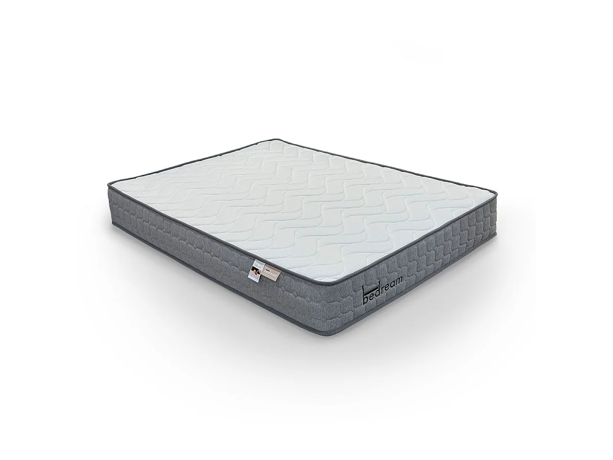 Pack Lit Coffre & Matelas "Dream & Goodream" 140x190cm Taupe