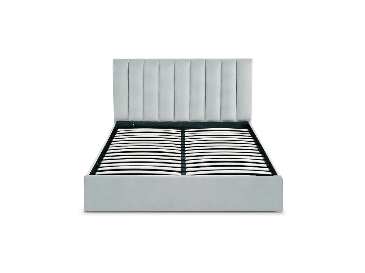 Pack Lit Coffre & Matelas "Dream & Goodream" 160x200cm Argent
