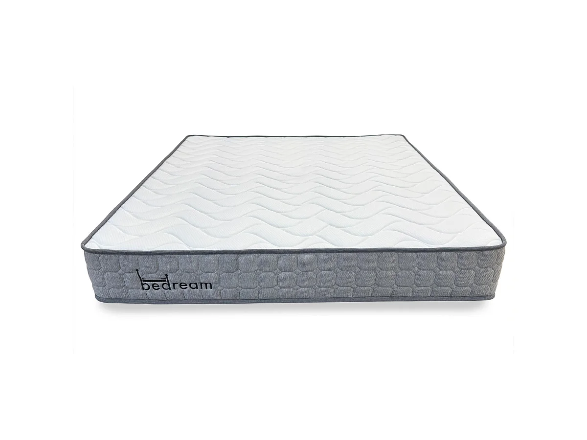 Pack Lit Coffre & Matelas "Dream & Goodream" 160x200cm Argent