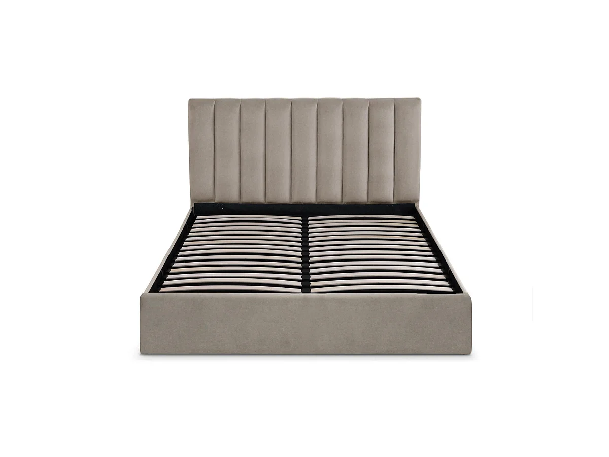 Pack Lit Coffre & Matelas "Dream & Goodream" 160x200cm Taupe