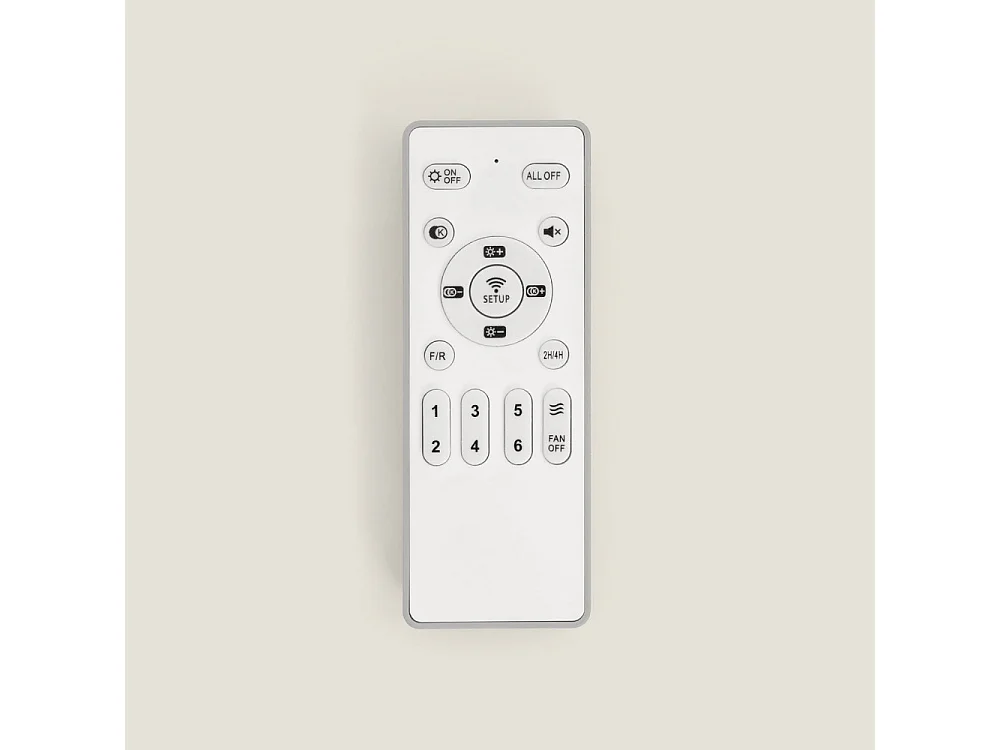 Erol - Ventilateur de plafond silencieux avec éclairage LED intégré - Blanc
