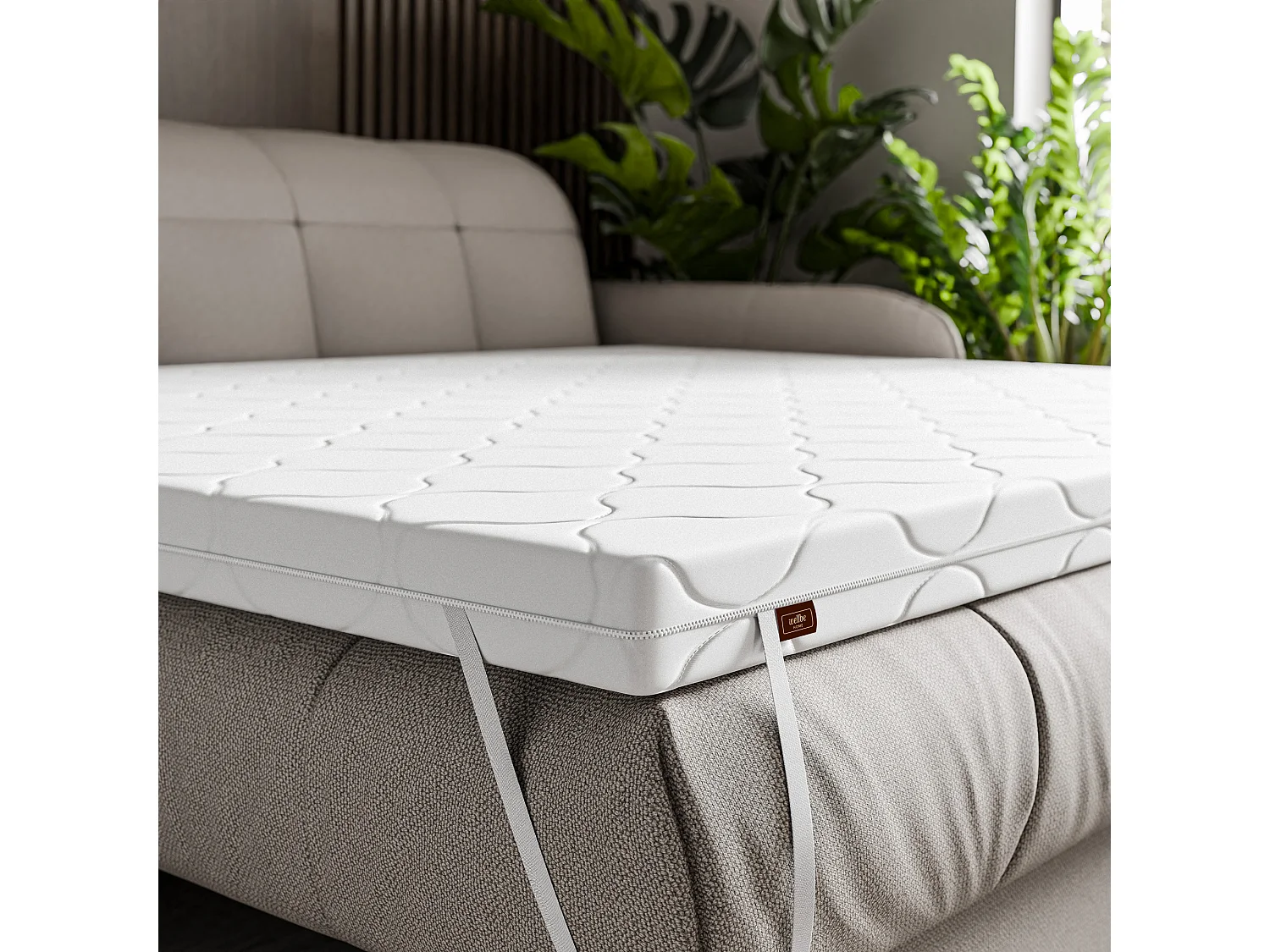 Topper Visco 180 x 200 cm surmatelas massant à mémoire de forme épaisseur 8 cm