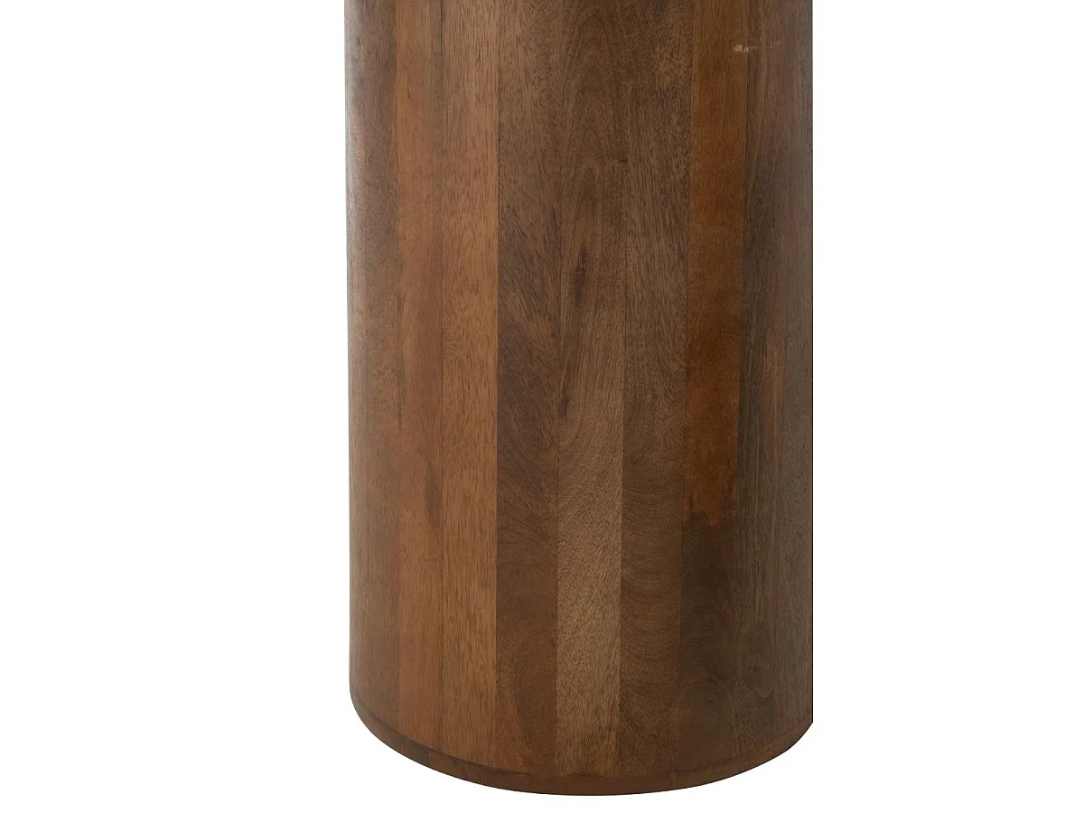 Lot de 2 Tables Basses en Marbre "Eula" 56cm Terracotta