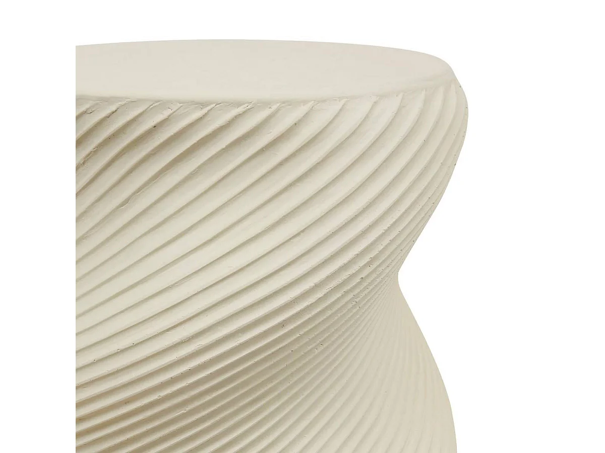 Sellette Design Torsadé "Twist" 60cm Beige