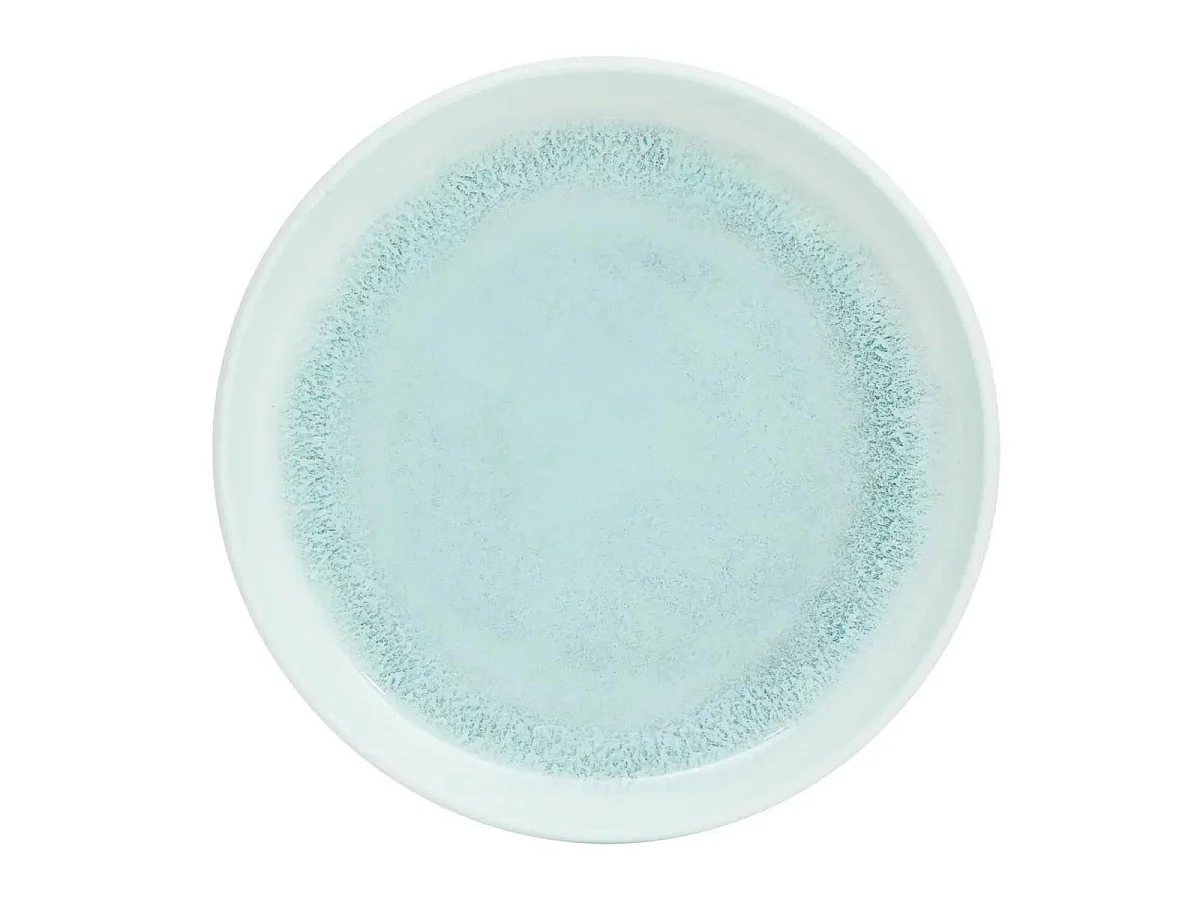 Lot de 6 Assiettes Plates "Léa" 24cm Bleu