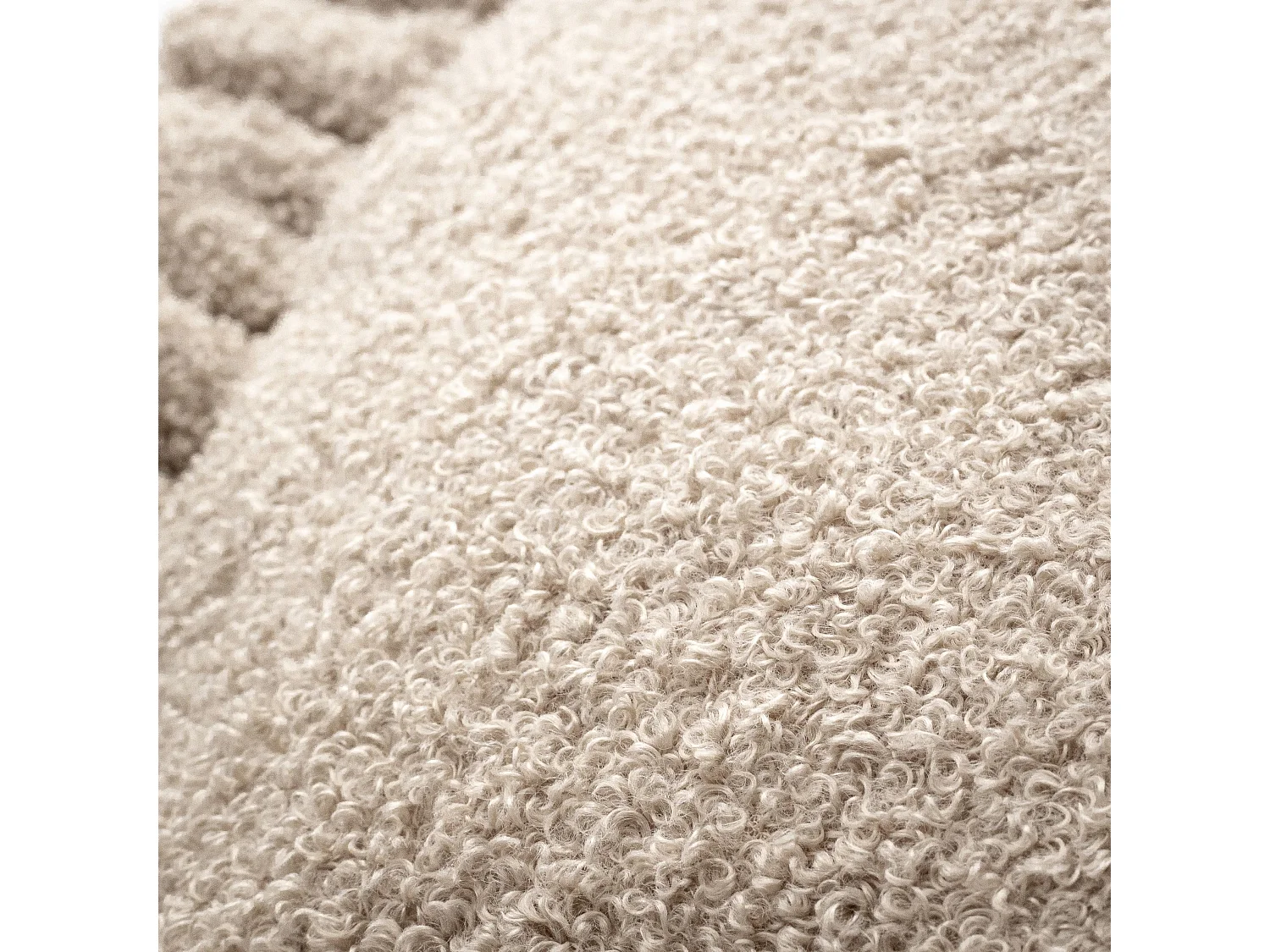 Coussin décoratif Sweetheart 50x42 cm Beige-Gris Le cœur