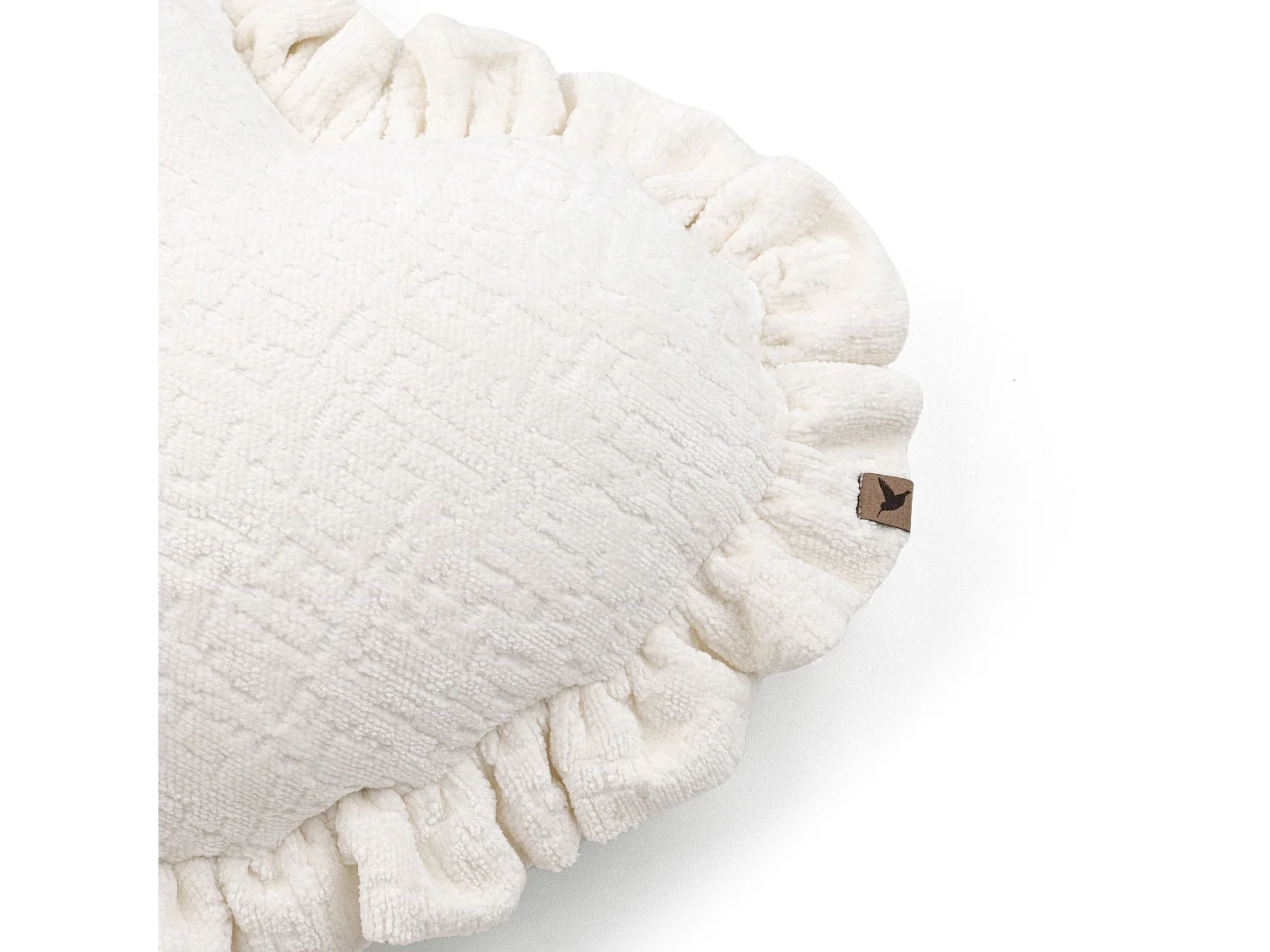 Coussin décoratif Sweetheart 50x42 cm Blanc Le cœur