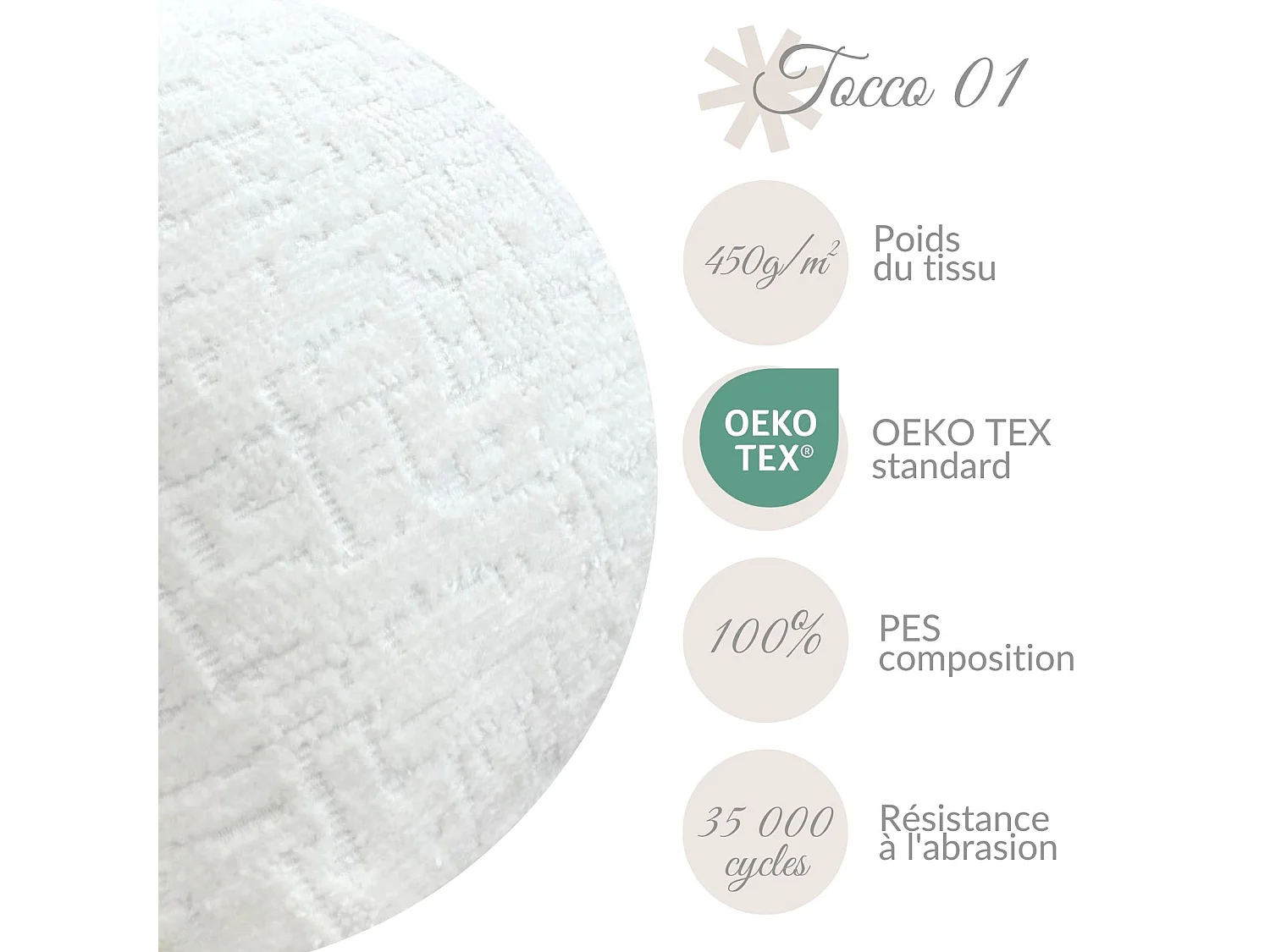 Coussin décoratif Sweetheart 50x42 cm Blanc Le cœur