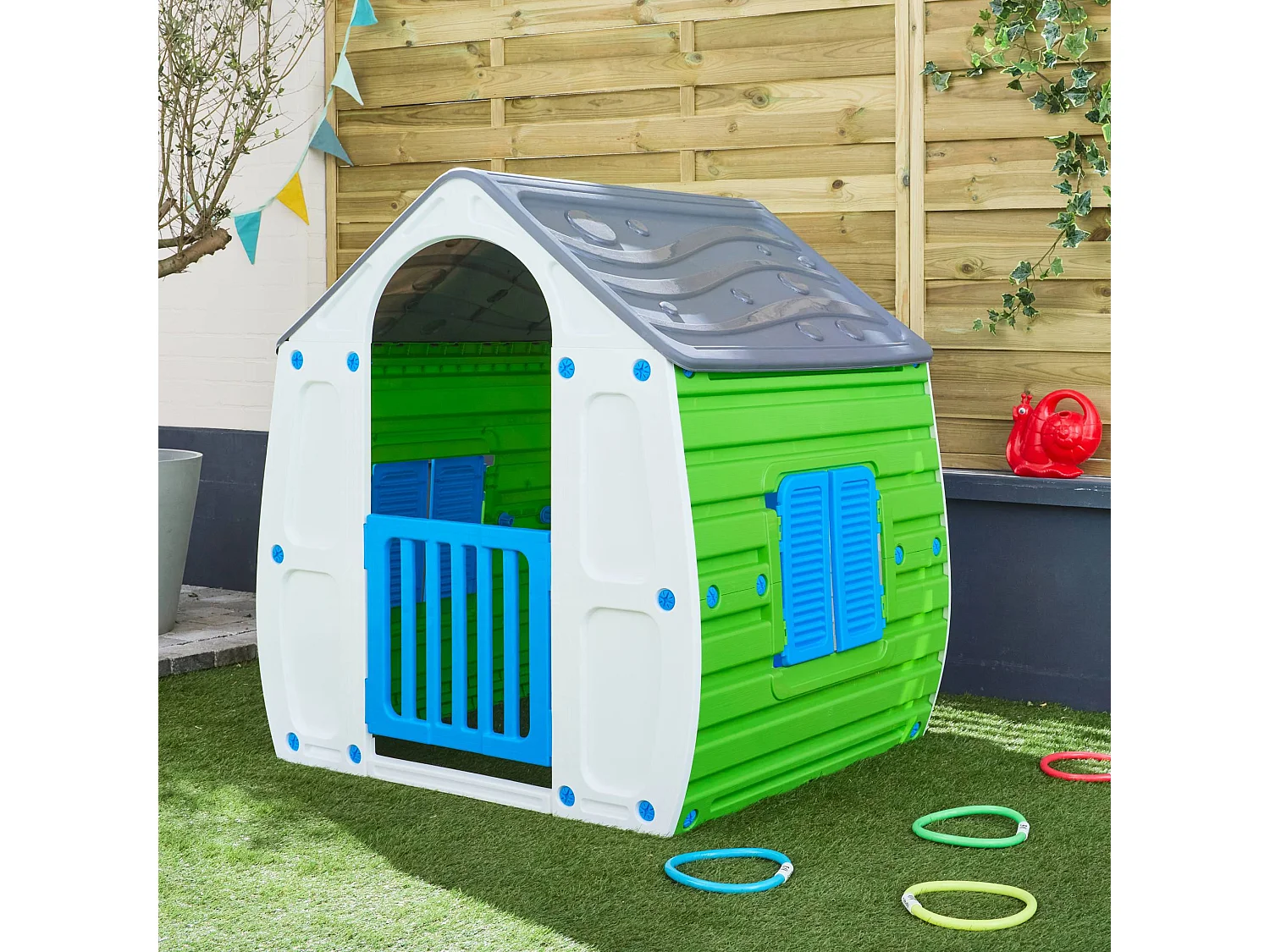 Capanna per bambini in plastica, multicolor