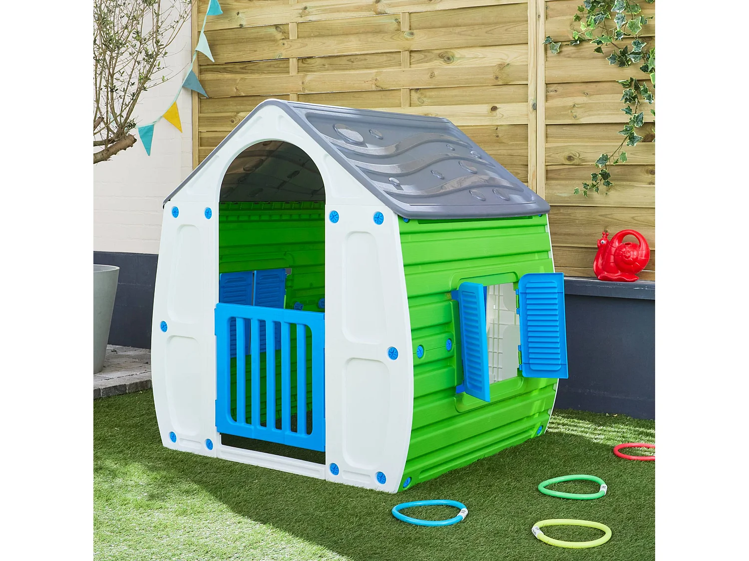 Capanna per bambini in plastica, multicolor