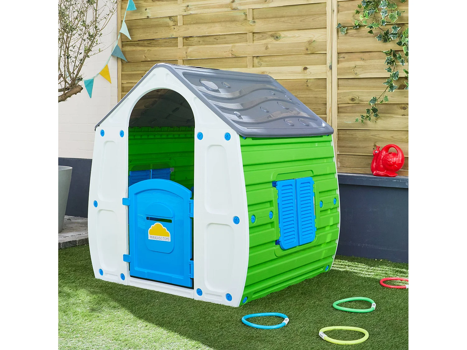 Capanna per bambini in plastica, multicolor