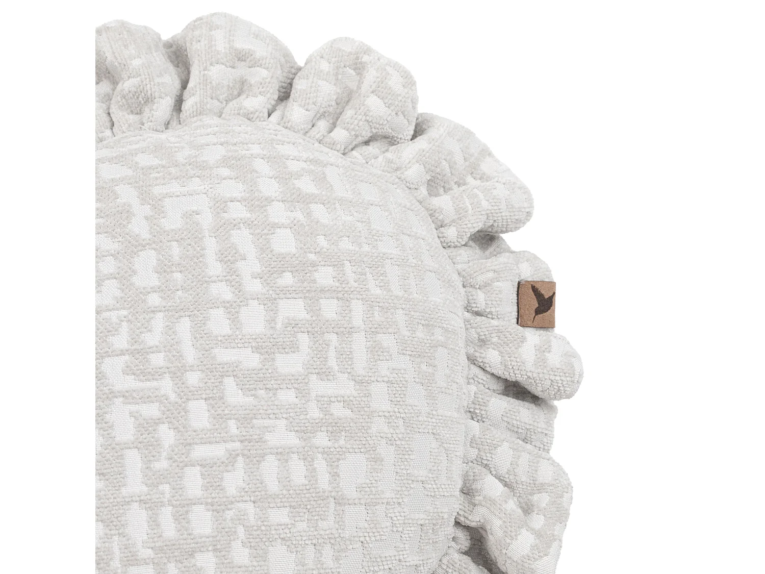 Coussin décoratif Sweetheart 50x42 cm Gris clair Le cœur